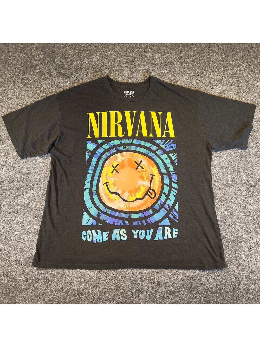 Nirvana Come As You Are Live 93 Tour Graphic T-Shirt Men's Size Large